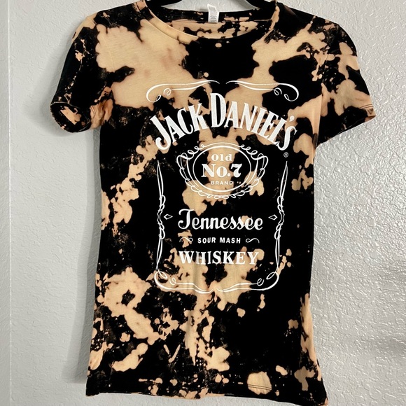 Jack Daniels Tye Dye black t shirt size S - Picture 7 of 8